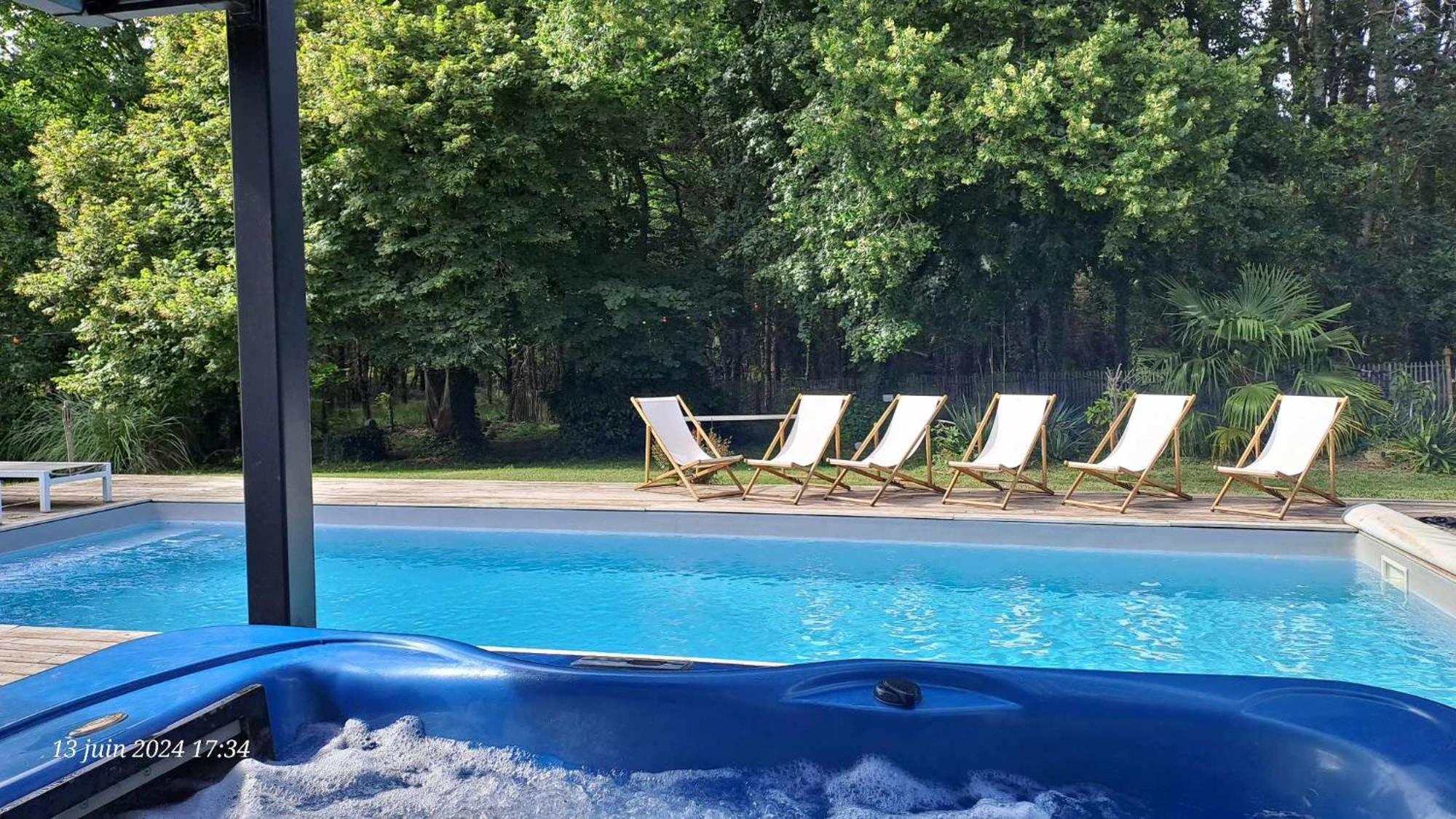 Villa Domaine De Cachaou Logis Du Pujeau Sauna & Piscine Chauffee *