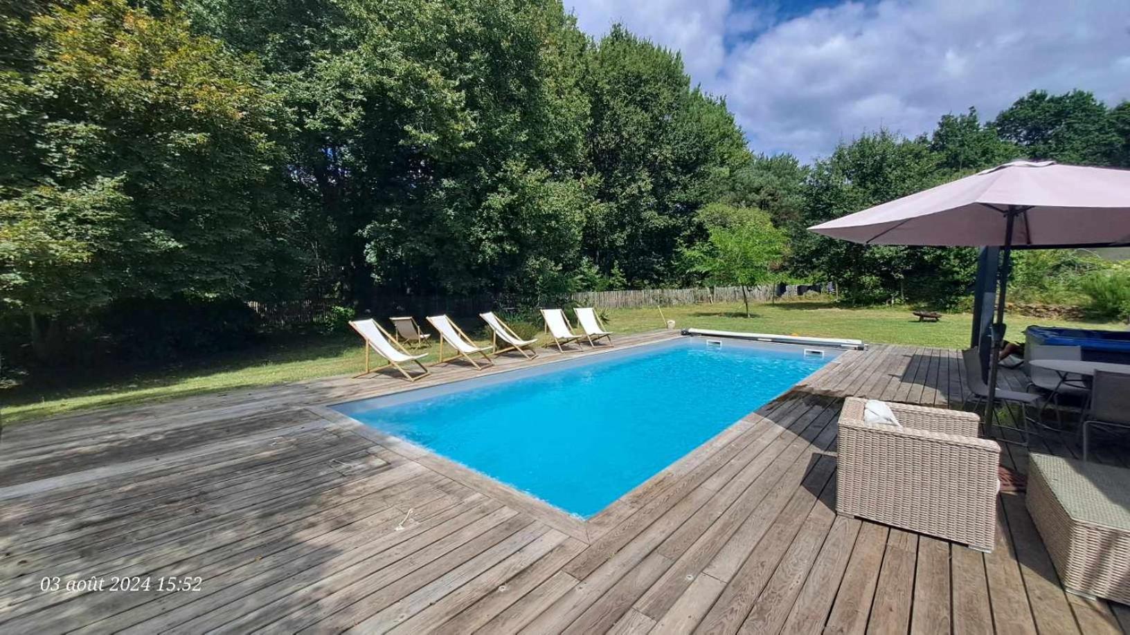 Villa Domaine De Cachaou Logis Du Pujeau Sauna & Piscine Chauffee Salles (Gironde)
